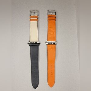 Two Hermès Apple Watch bands - Single Tour 44 mm